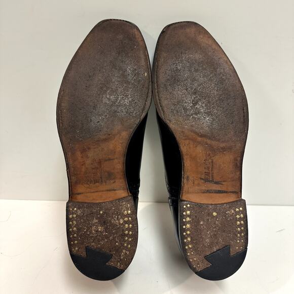 VERY GOOD Alfred Sargent x Brooks Brothers Oxford Cap Toe Bal Black Calf 9 main image 3